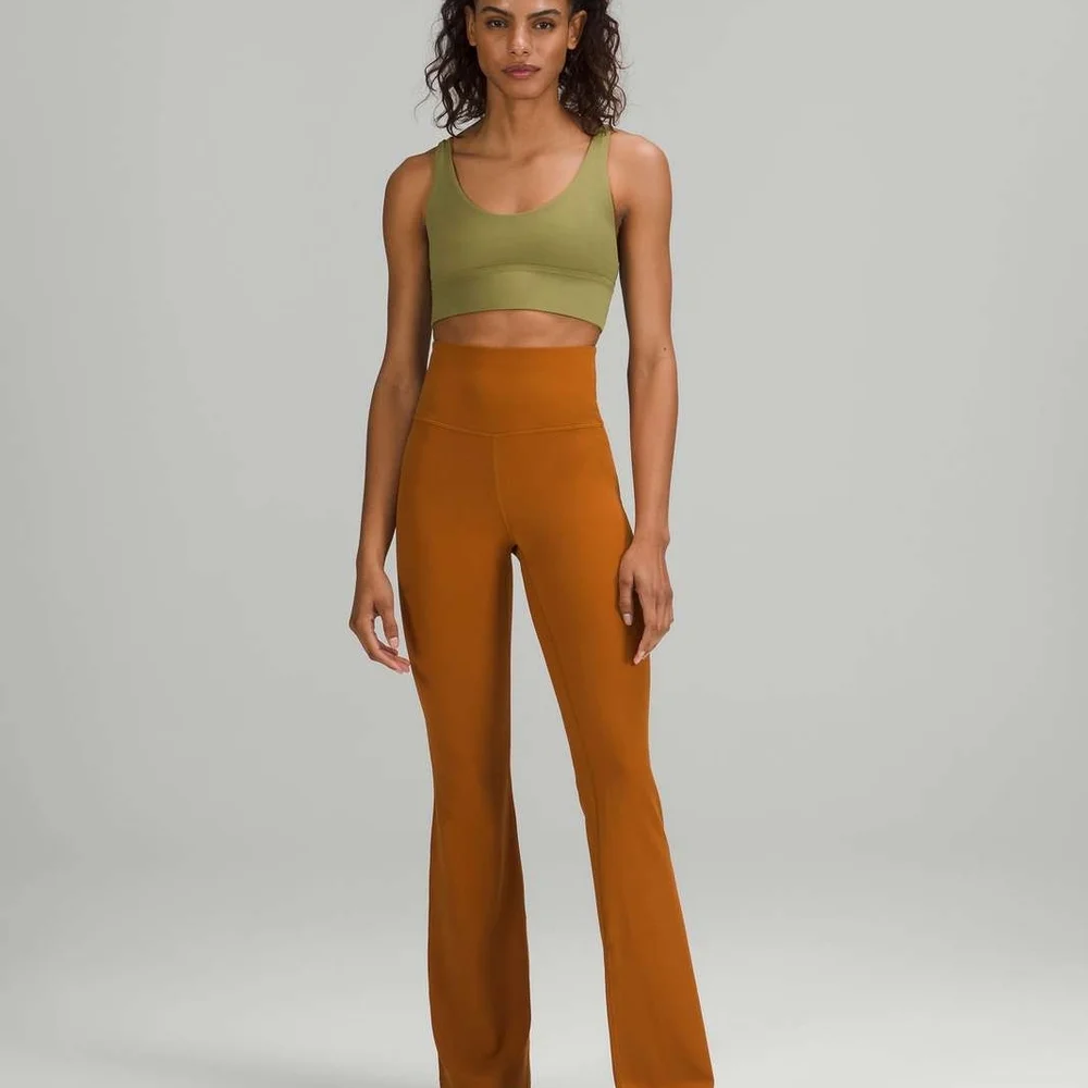 Lululemon Athletica Rust Flare Leggings - Picture 7 of 9
